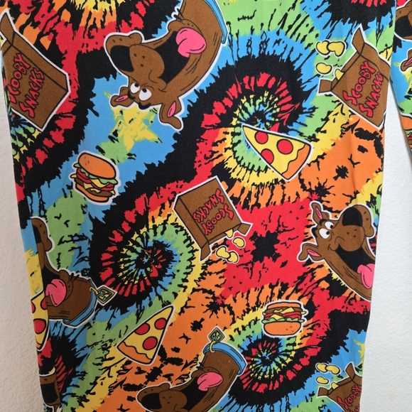 Scooby-Doo Mens XL Pajama Pants With Drawstring Novelty Print Fun Design Relaxed - Picture 7 of 16